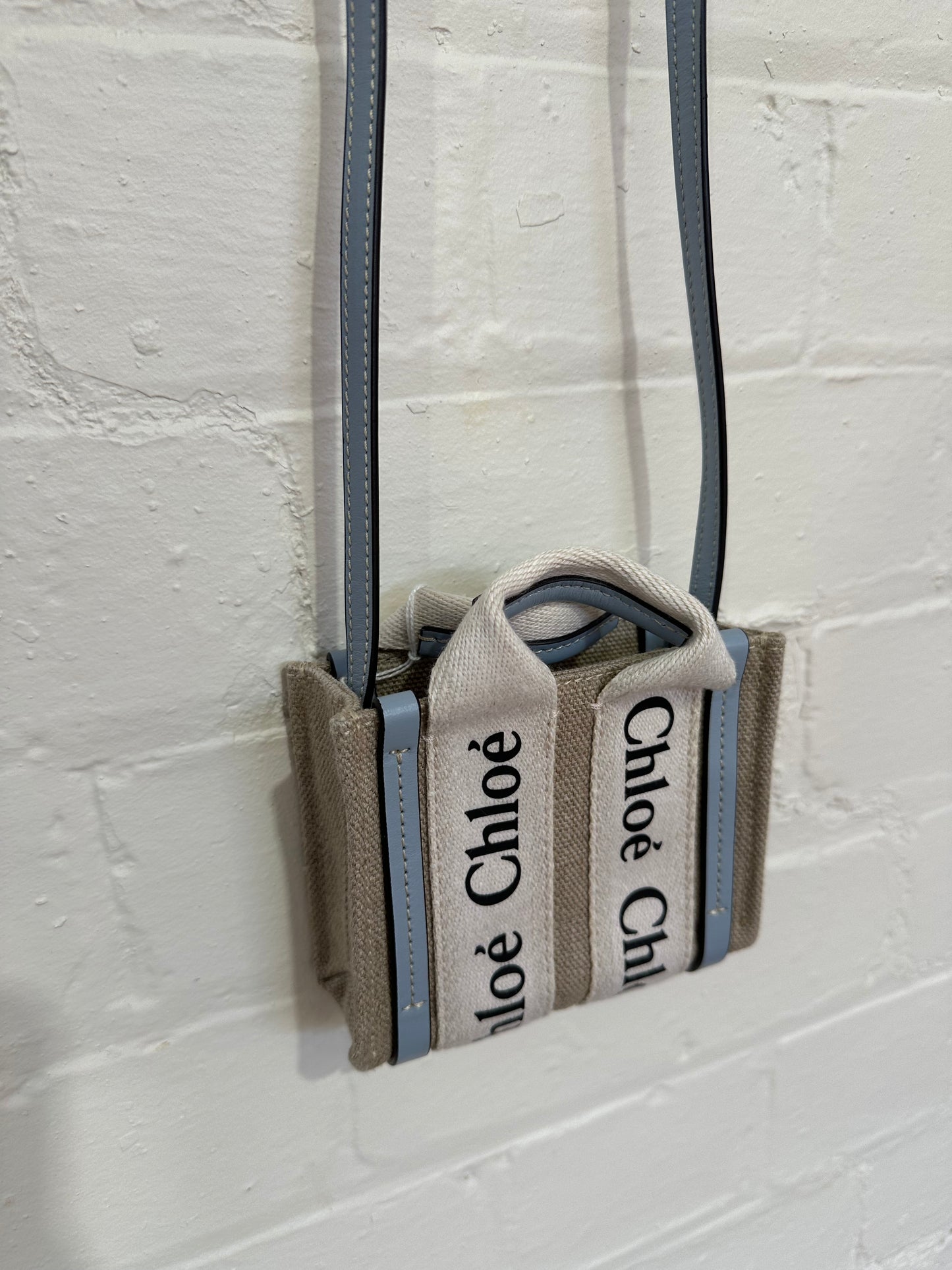 CHLOE WOODY NANO TOTE BAG