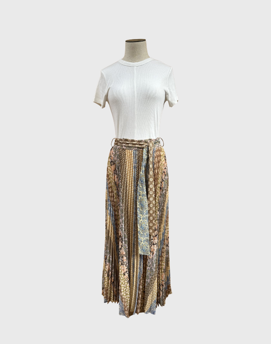 ZIMMERMANN PLEAT MAXI SKIRT - SIZE 2