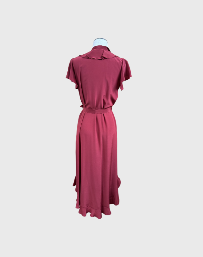 ZIMMERMANN FLOUNCE NECK MIDI - SIZE 1