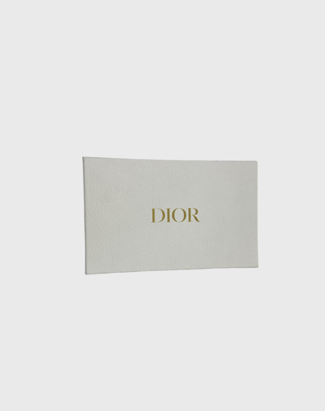 DIOR BLACK SHINE LEATHER SADDLE WAIST BELT