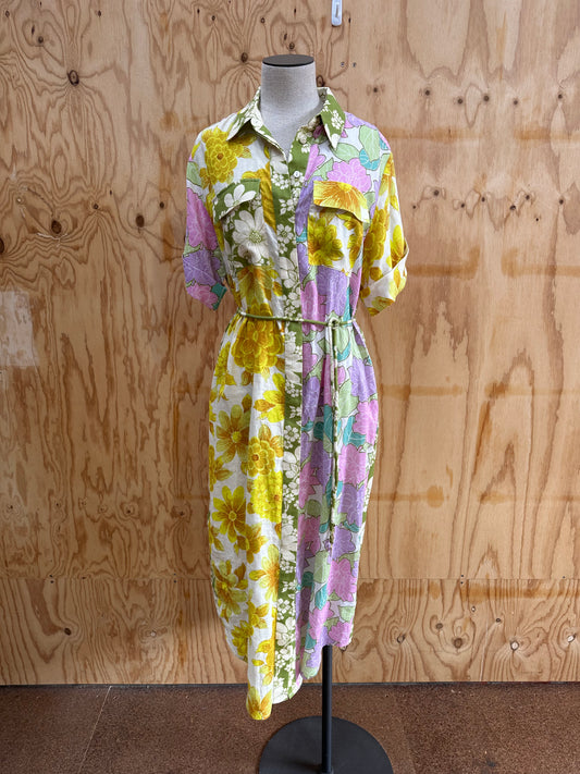 ALEMAIS FLORAL DRESS - SIZE 8