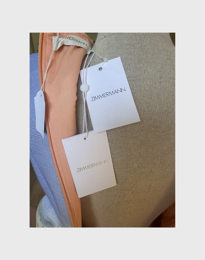 ZIMMERMANN COASTER STRUCTURED MINI DRESS - SIZE 3