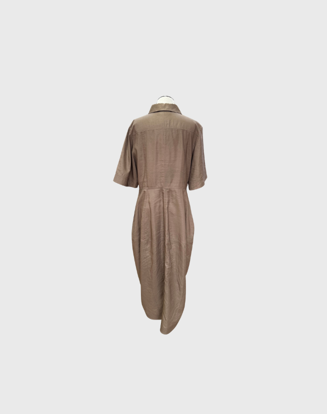 LEE MATHEWS SHIRT DRESS - SIZE 4