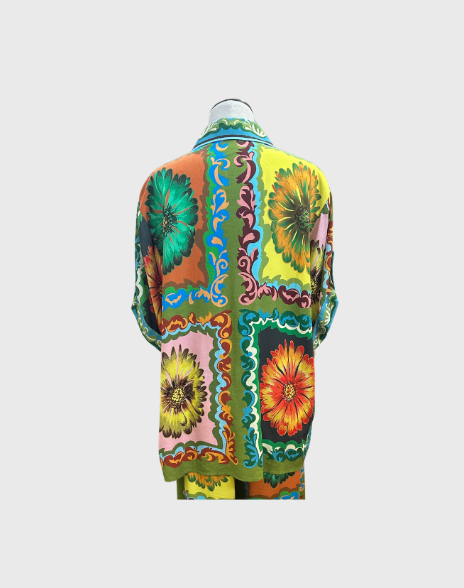 ALEMAIS GARDEN PRINT SET - SIZE 10 SHIRT / SIZE 14 PANTS