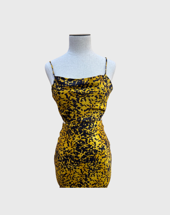 BEC AND BRIDGE TURTLE ROCK MIDI DRESS - SIZE 6