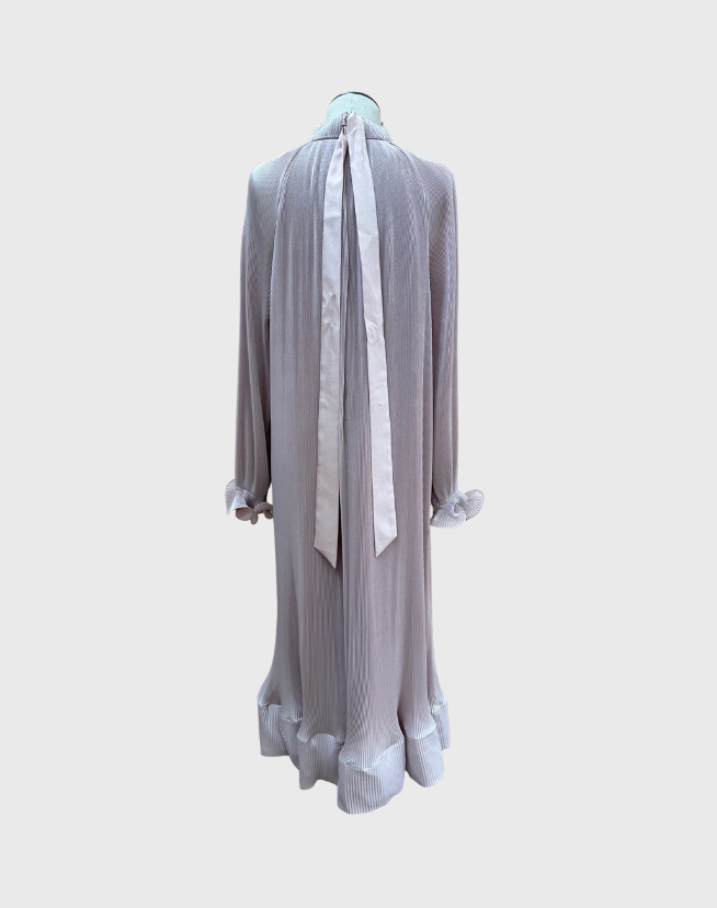 TIBI MOCK NECK LONG DRESS - SIZE MEDIUM