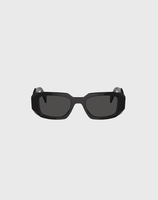 PRADA BLACK RECTANGLE SUNGLASSES