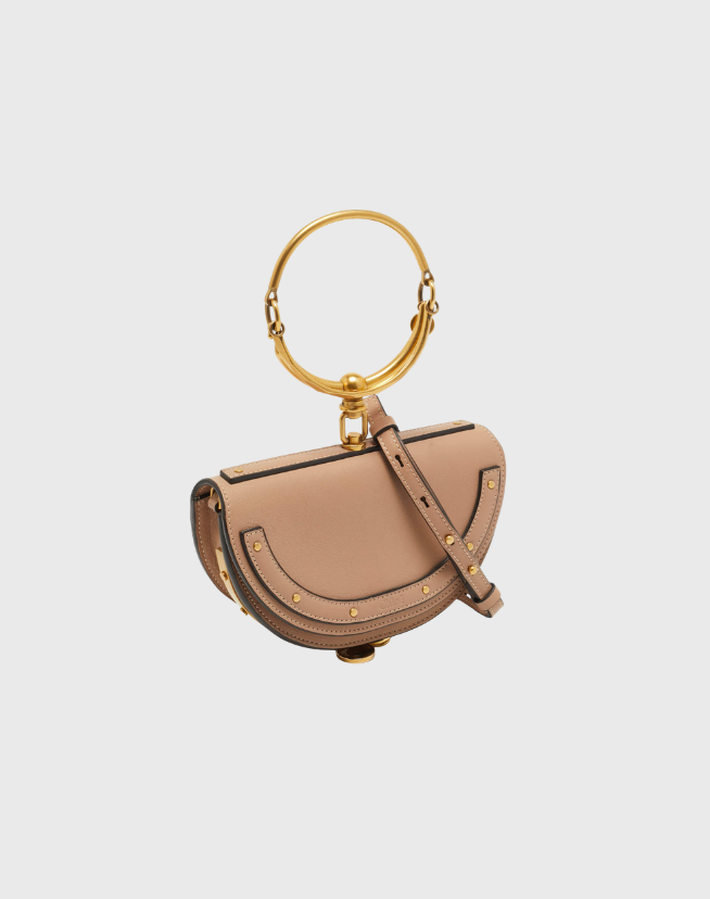 CHLOE SMALL NILE LEATHER BRACELET BAG