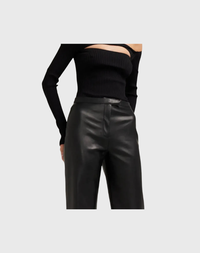 HENNE LEATHER PANTS - SIZE 12