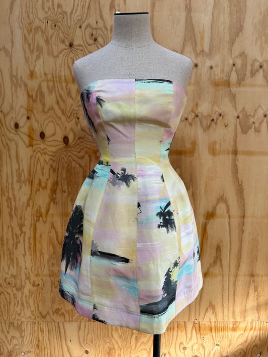 AJE SUNSET SKY MINI DRESS - SIZE 6