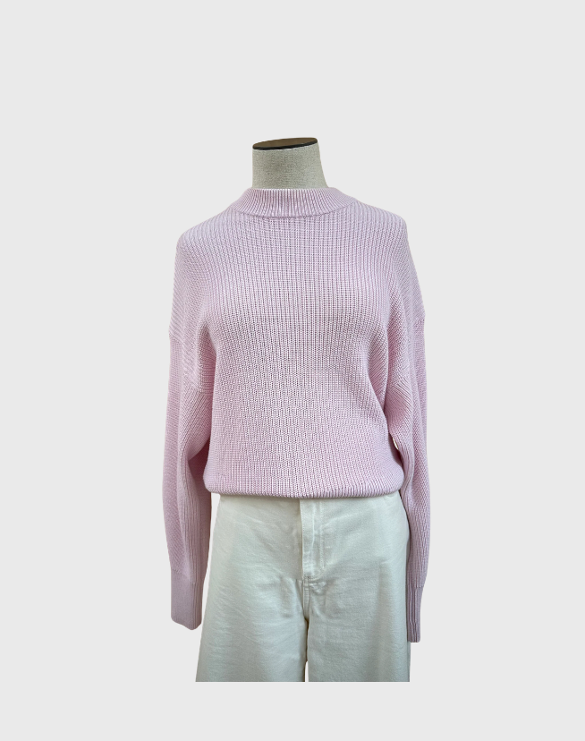 BOSS LONG SLEEVE COTTON CREW KNIT - SIZE SMALL