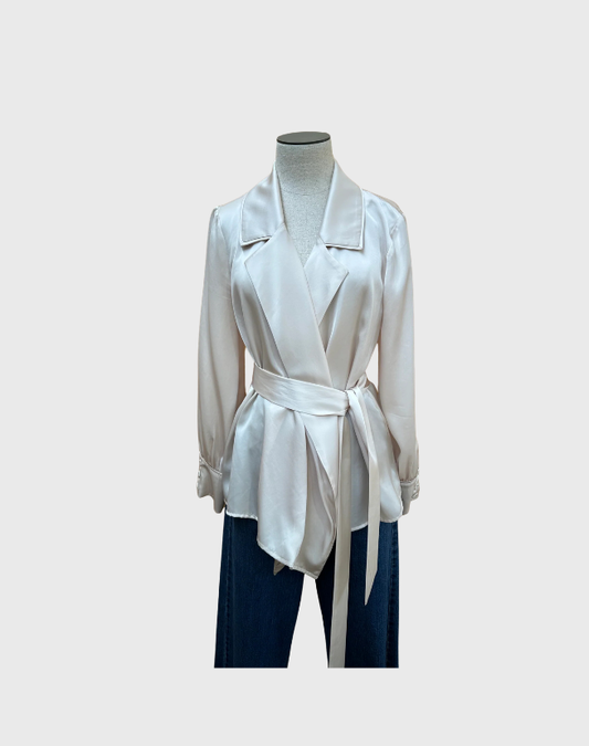 VIKTORIA AND WOODS WRAP BLOUSE - SIZE 1