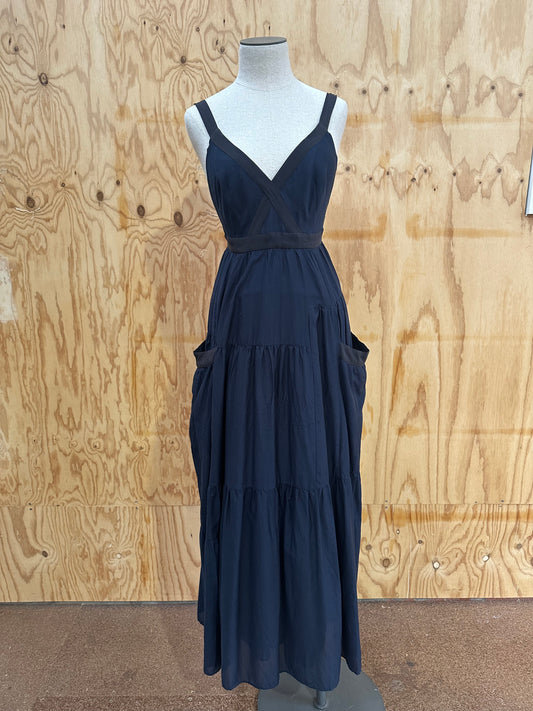MARC JACOBS NAVY MAXI DRESS - SIZE 10