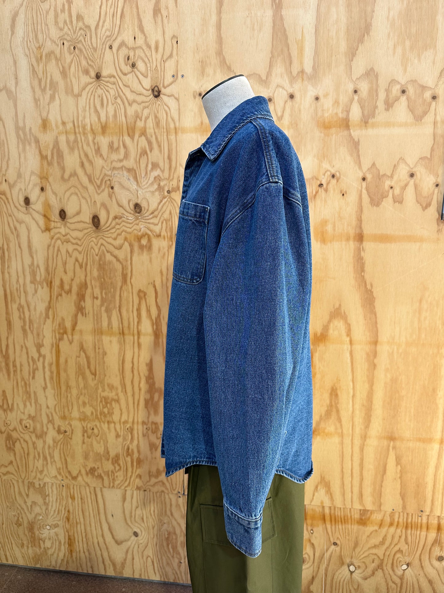WYNN HAMLYN DENIM SHIRT JACKET - SIZE 8