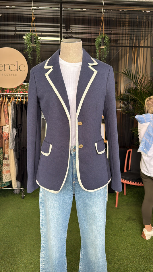 GANT NAVY BLAZER - SIZE 8