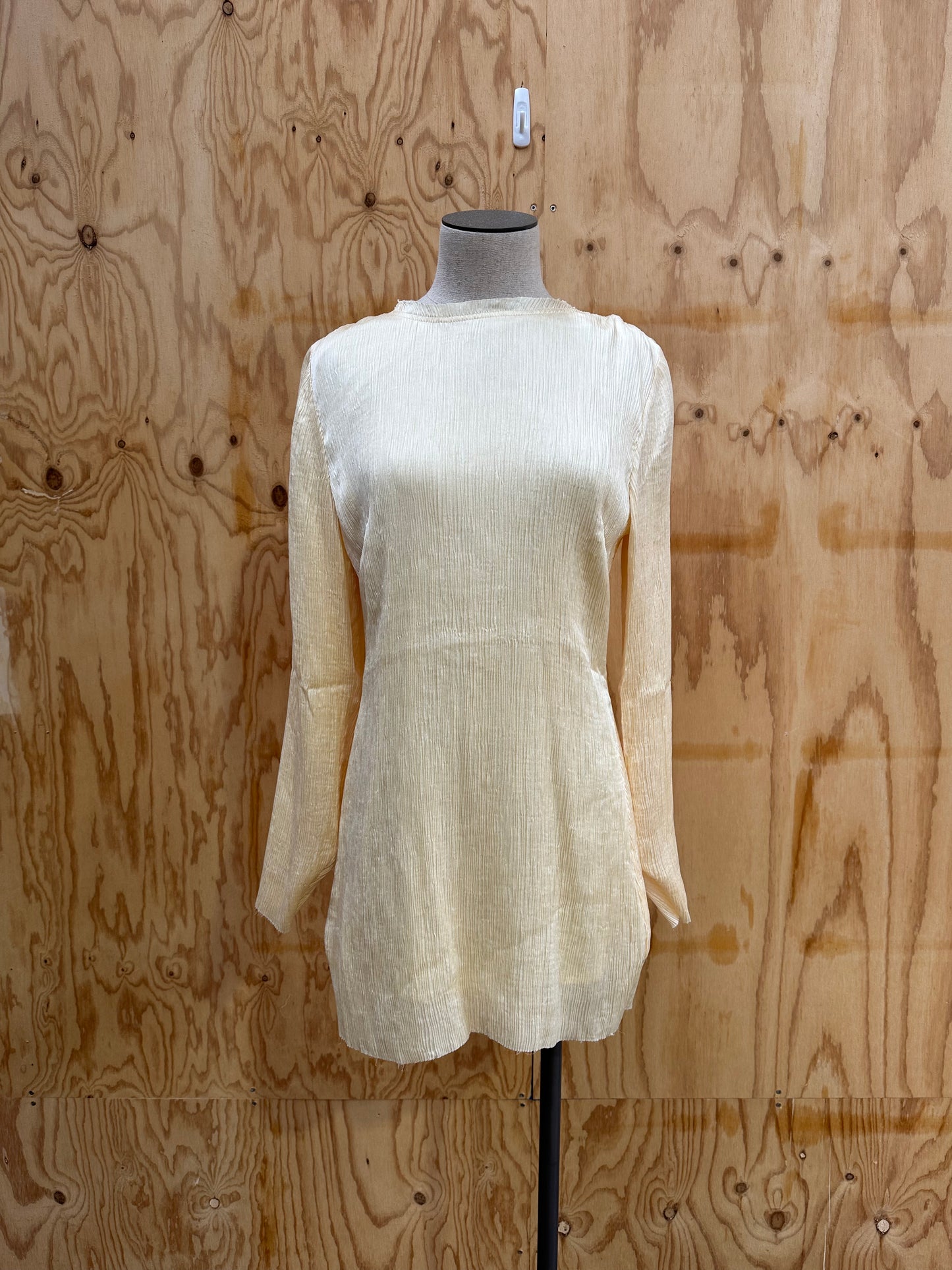 ANNA QUAN HEATHER MINI DRESS WITH RAW HEM - SIZE 12