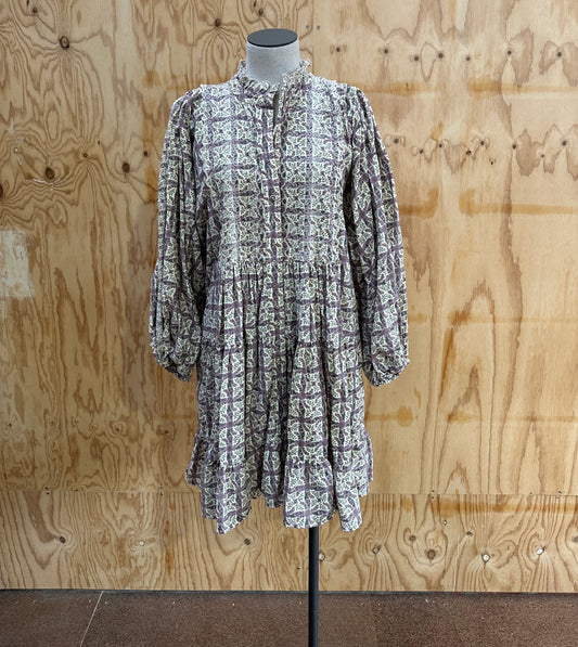 BY TIMO FLORAL BABY CORD DRESS - SIZE XL