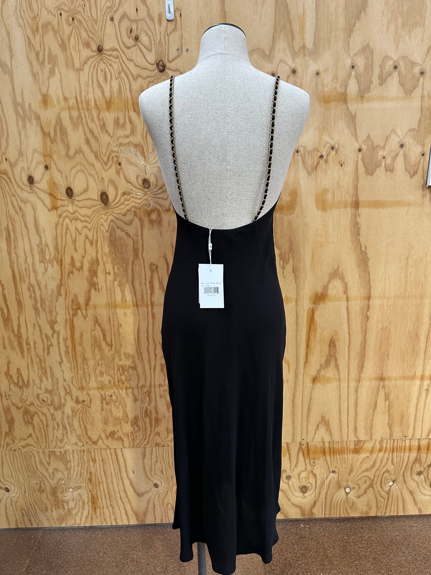 ANINE BING GOLD CHAIN DRESS - SIZE XS