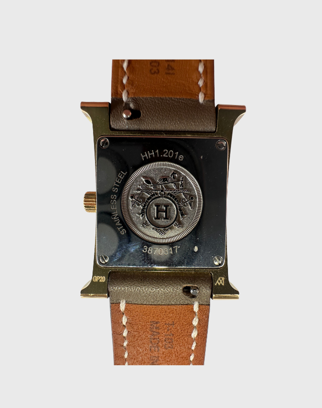 HERMES PARIS HEURE H WATCH - SIZE SMALL