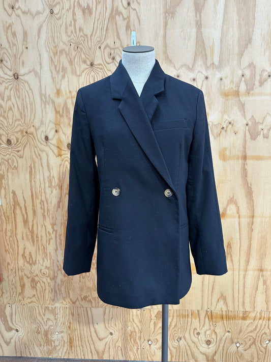 ANINE BING BLACK KAIA BLAZER - SIZE XS