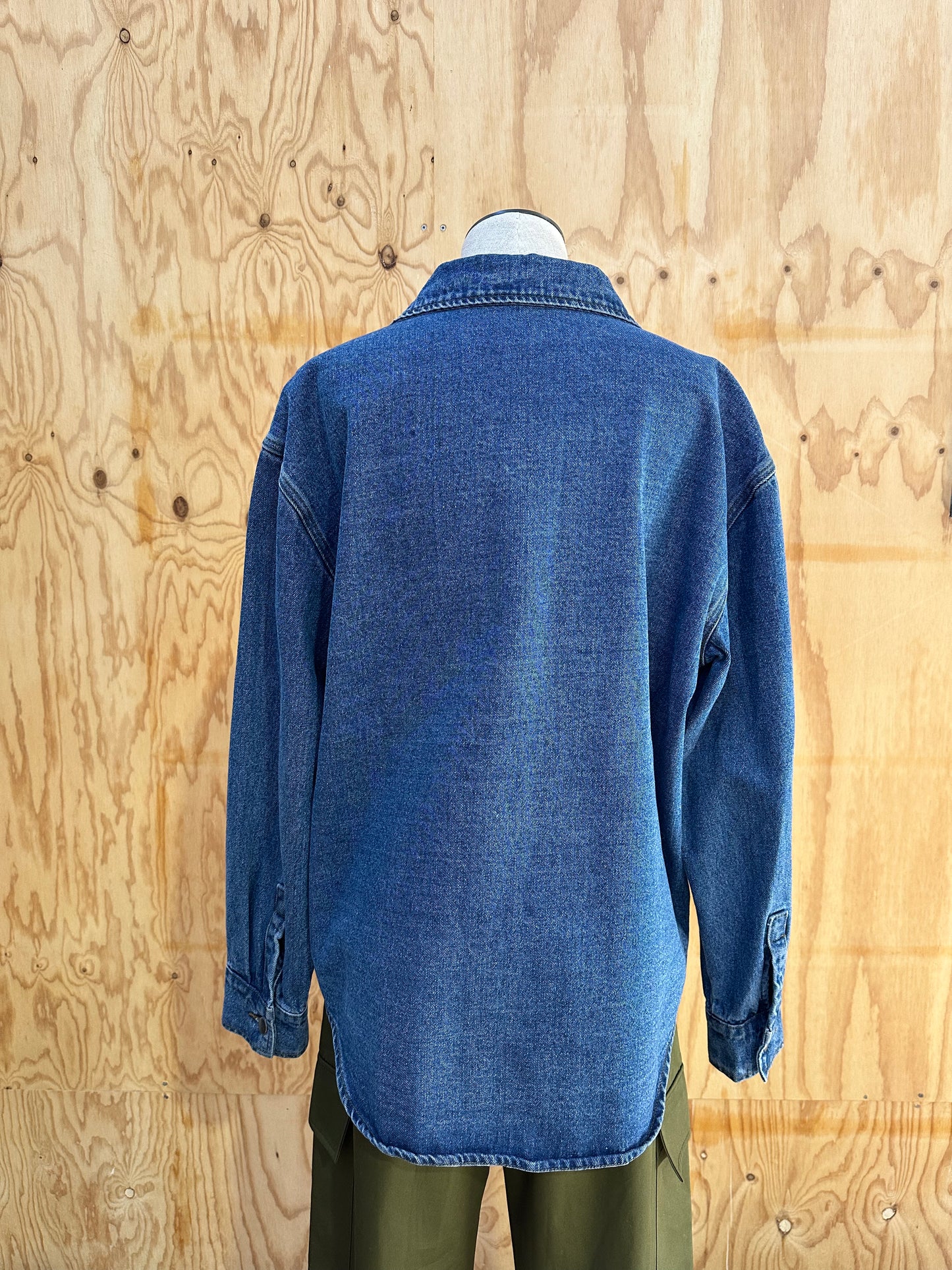 WYNN HAMLYN DENIM SHIRT JACKET - SIZE 8