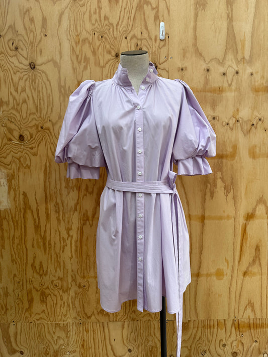 LEO LIN LILAC ELI MINI DRESS - SIZE 10
