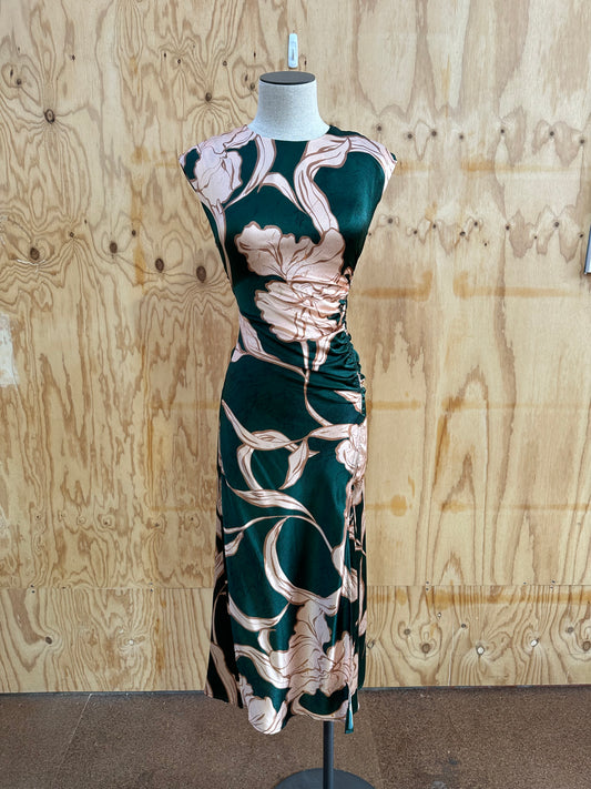 HUSK GREEN DRESS - SIZE 6