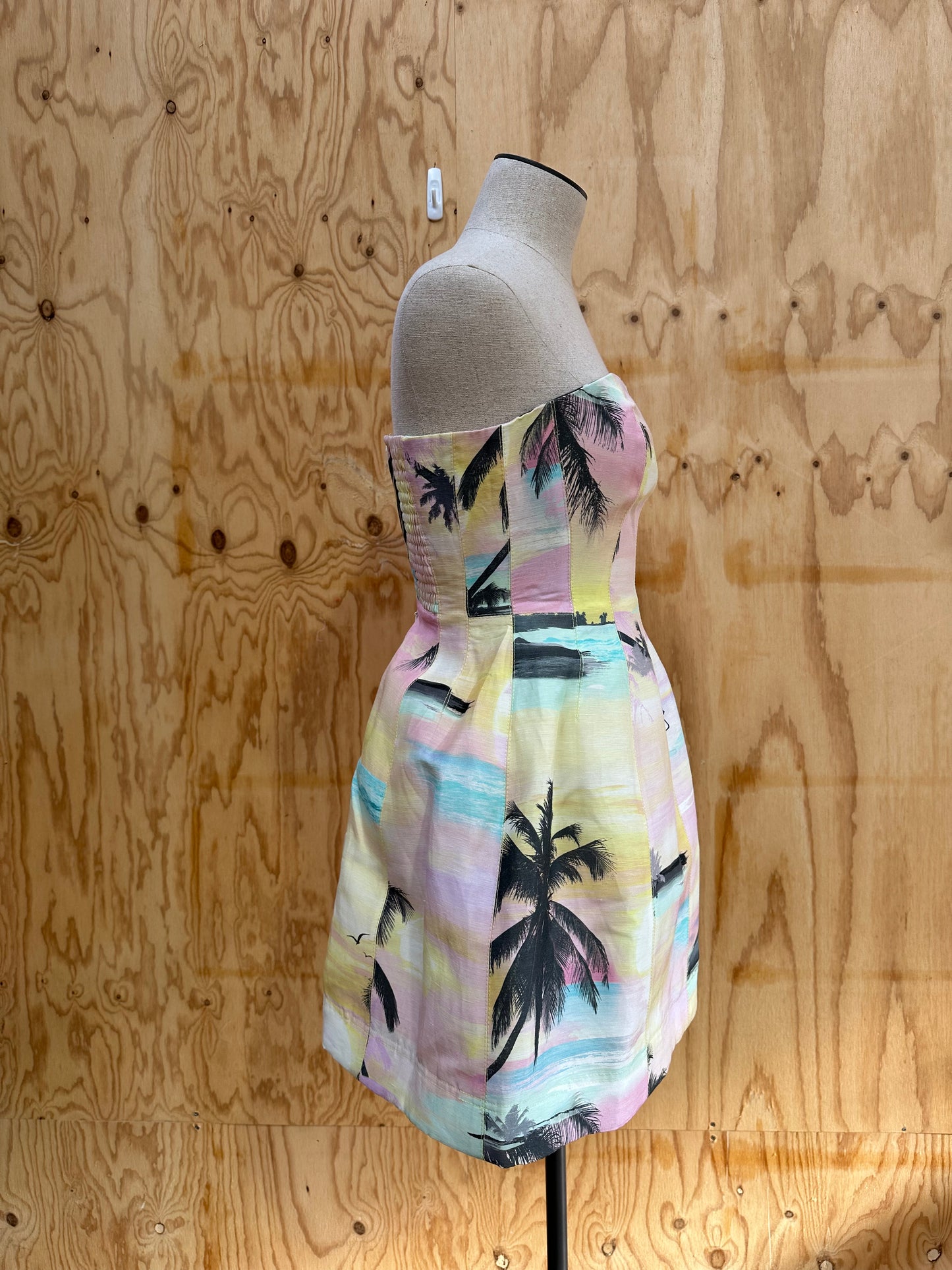 AJE SUNSET SKY MINI DRESS - SIZE 6