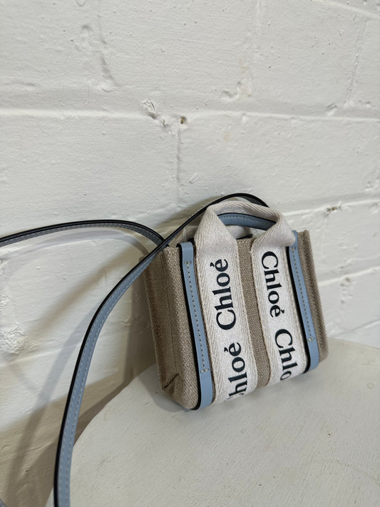 CHLOE WOODY MINI TOTE BAG - $590