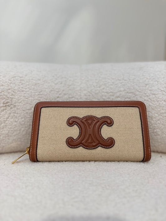 CELINE TRIOMPHE CANVAS WALLET
