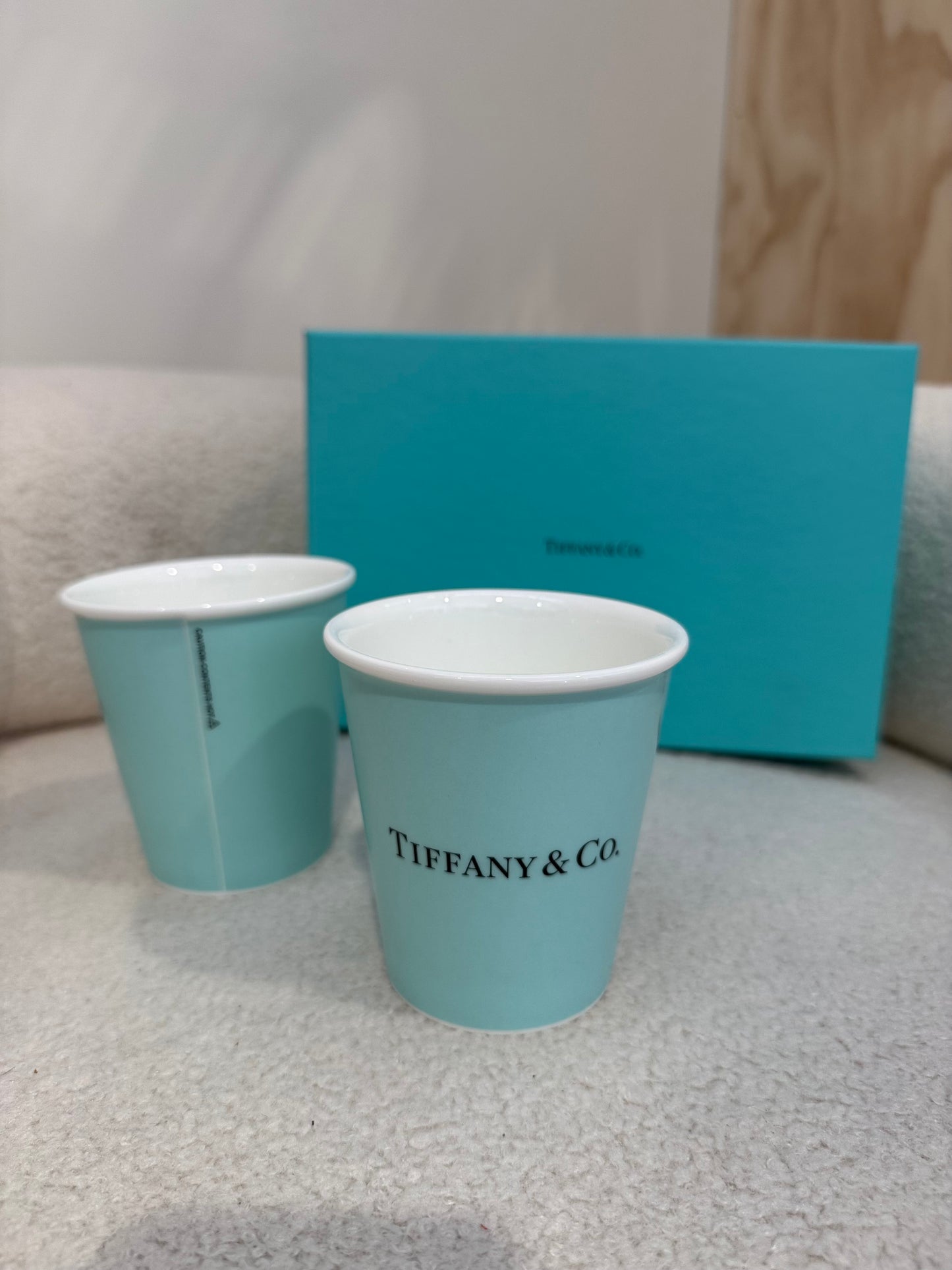 TIFFANY & CO CERAMIC COFFEE CUPS
