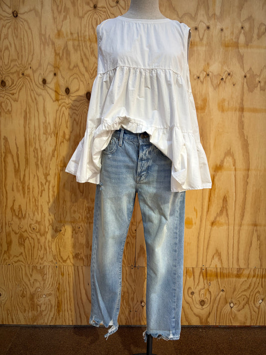 FRAME LE ORIGINAL DISTRESSED DENIM JEANS - SIZE 27