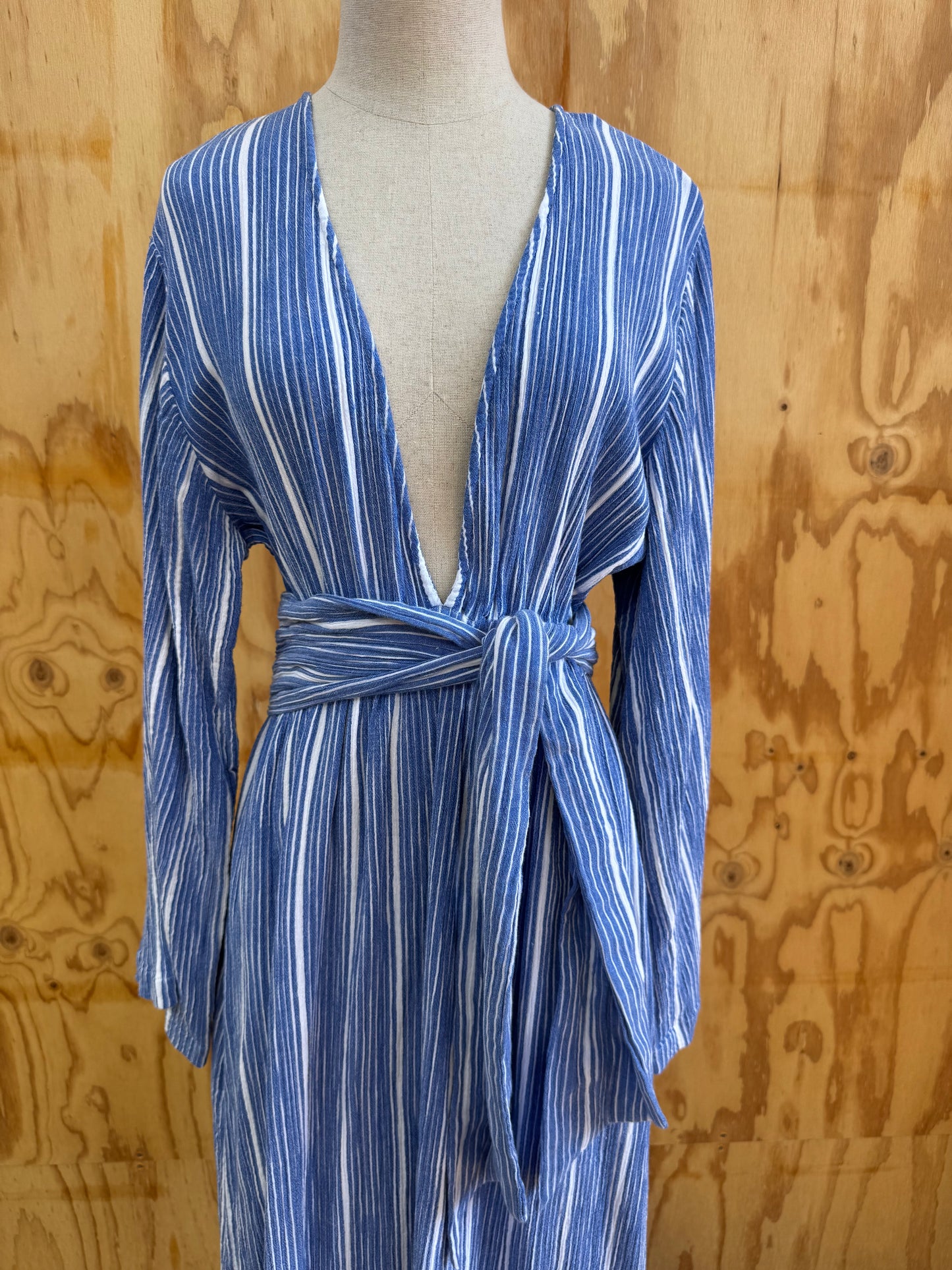 MARA HOFFMAN STRIPE MAXI DRESS - SIZE M