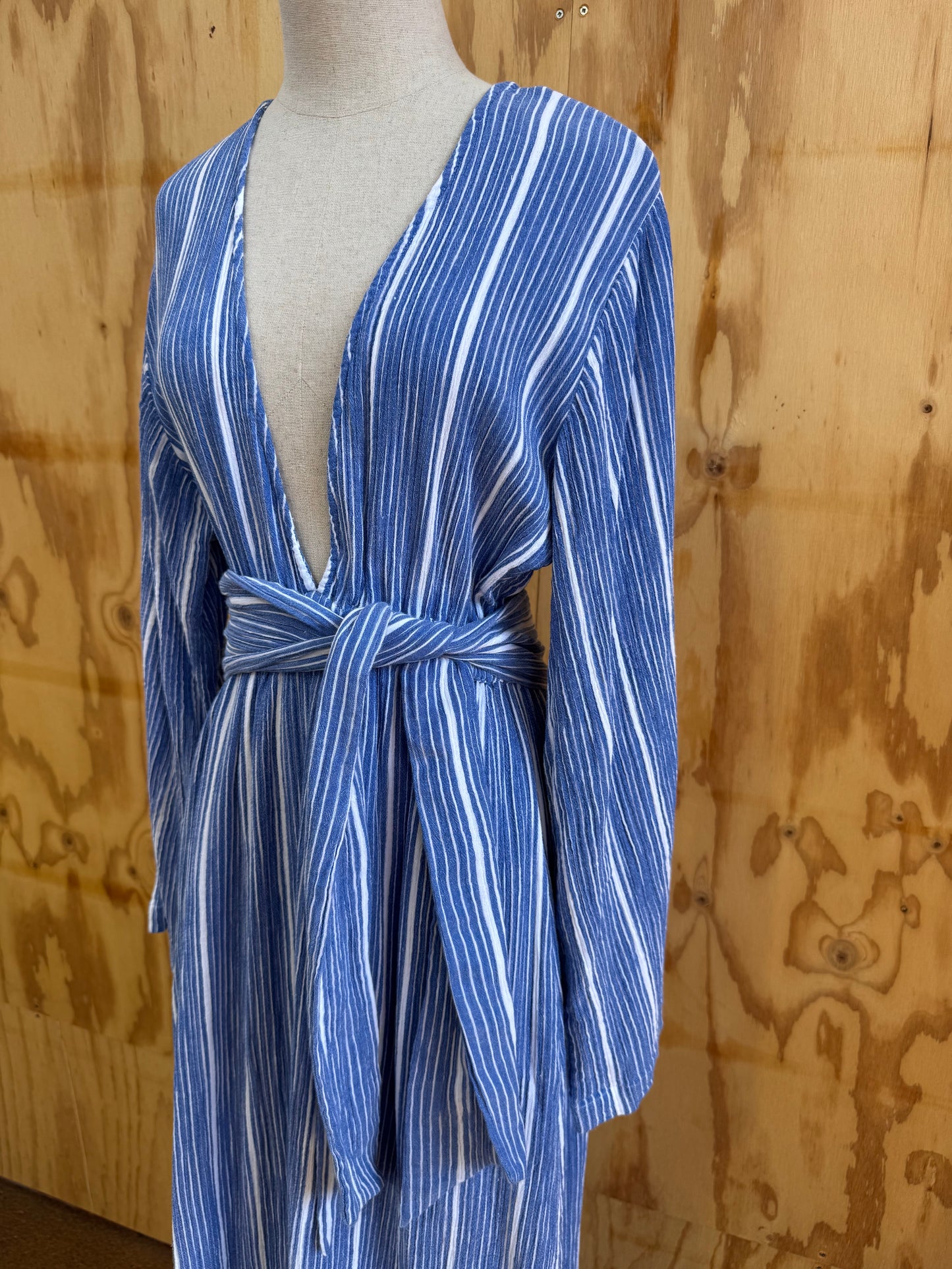 MARA HOFFMAN STRIPE MAXI DRESS - SIZE M