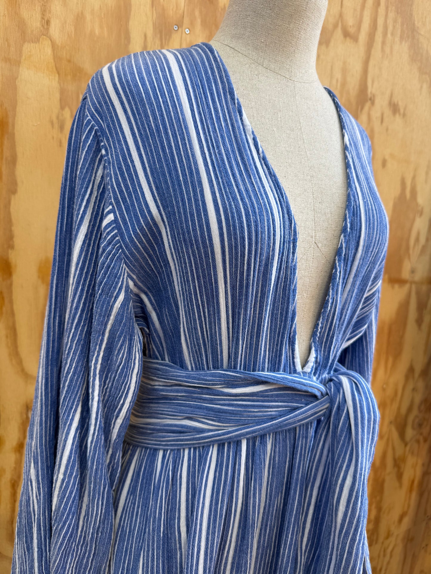 MARA HOFFMAN STRIPE MAXI DRESS - SIZE M