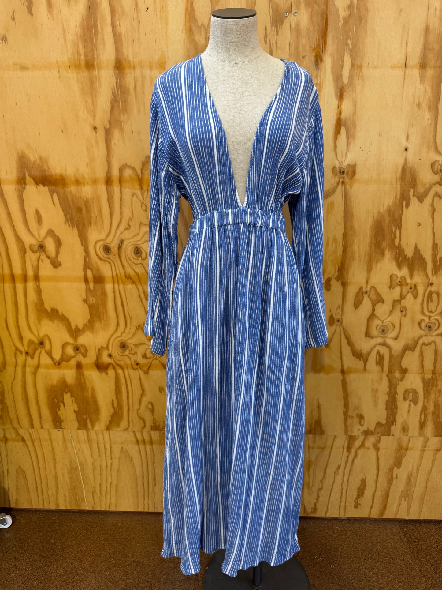 MARA HOFFMAN STRIPE MAXI DRESS - SIZE M