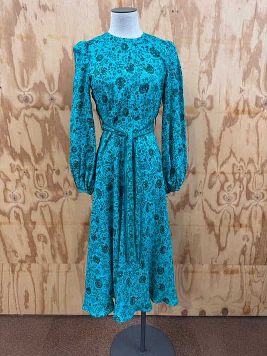 ZIMMERMANN LULU HIGH NECK FLORAL MAXI DRESS - SIZE 1