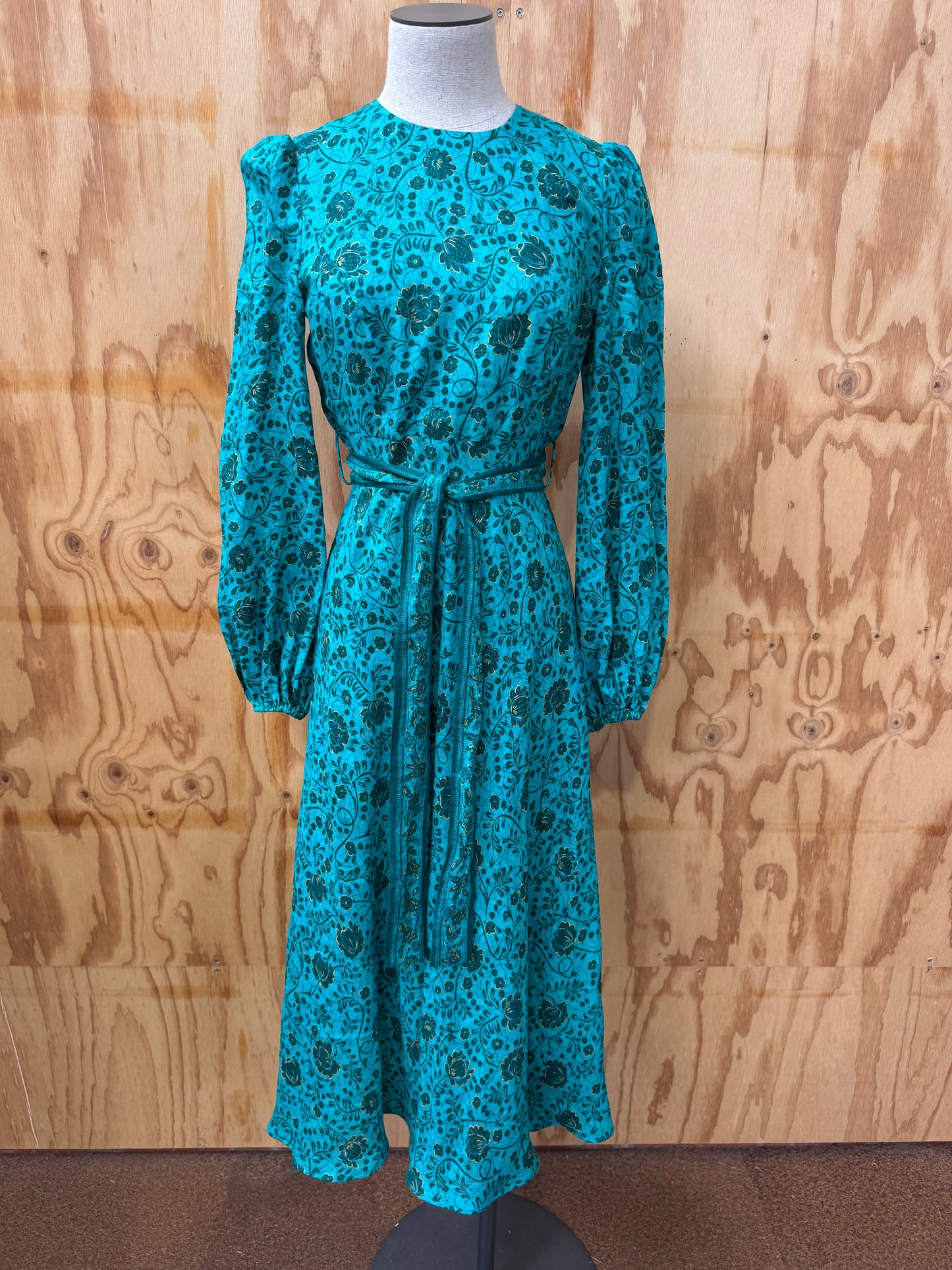 ZIMMERMANN LULU HIGH NECK FLORAL MAXI DRESS - SIZE 1