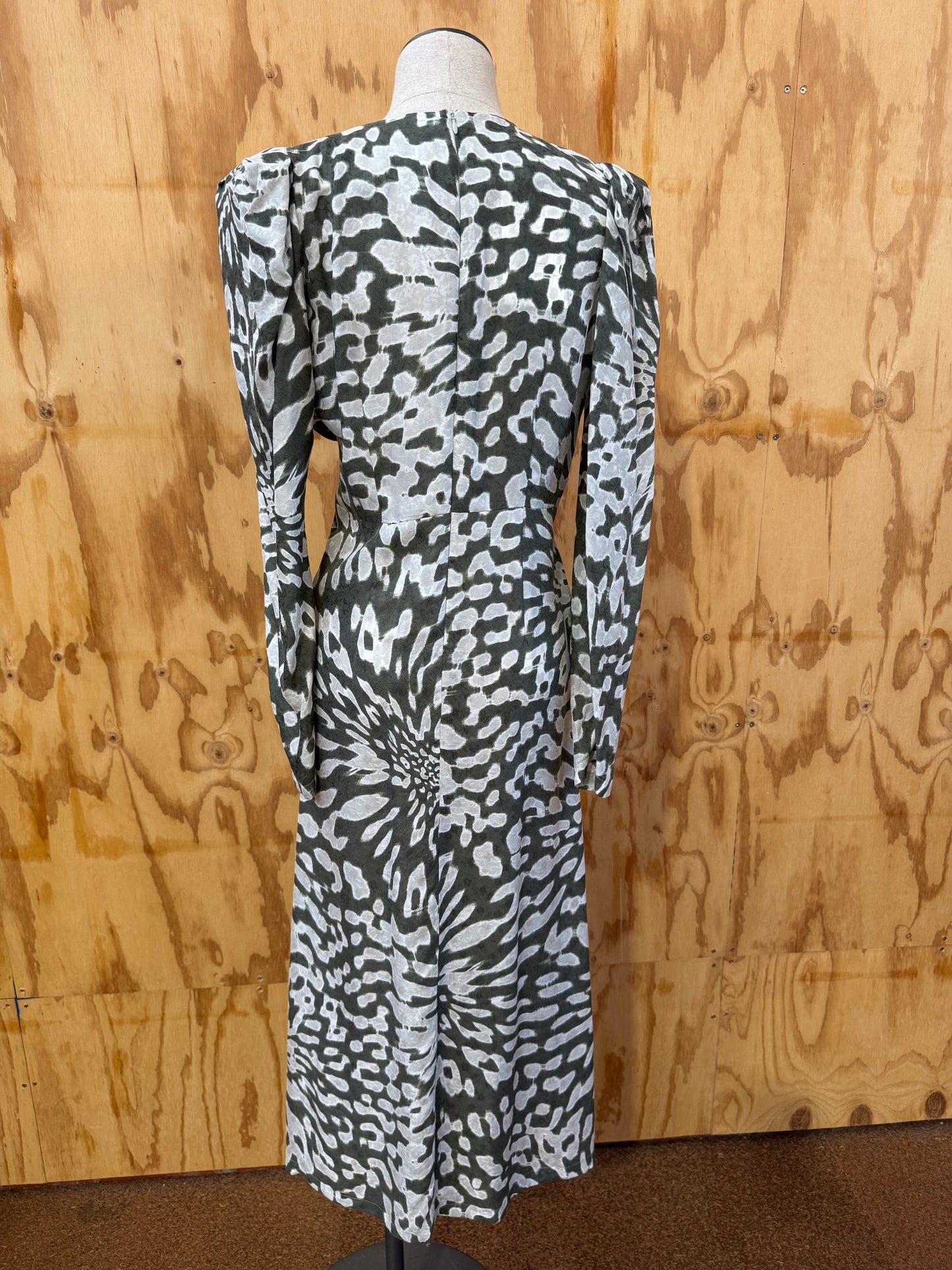 ROHE SILK TURBAN TWIST DRESS - SIZE 6