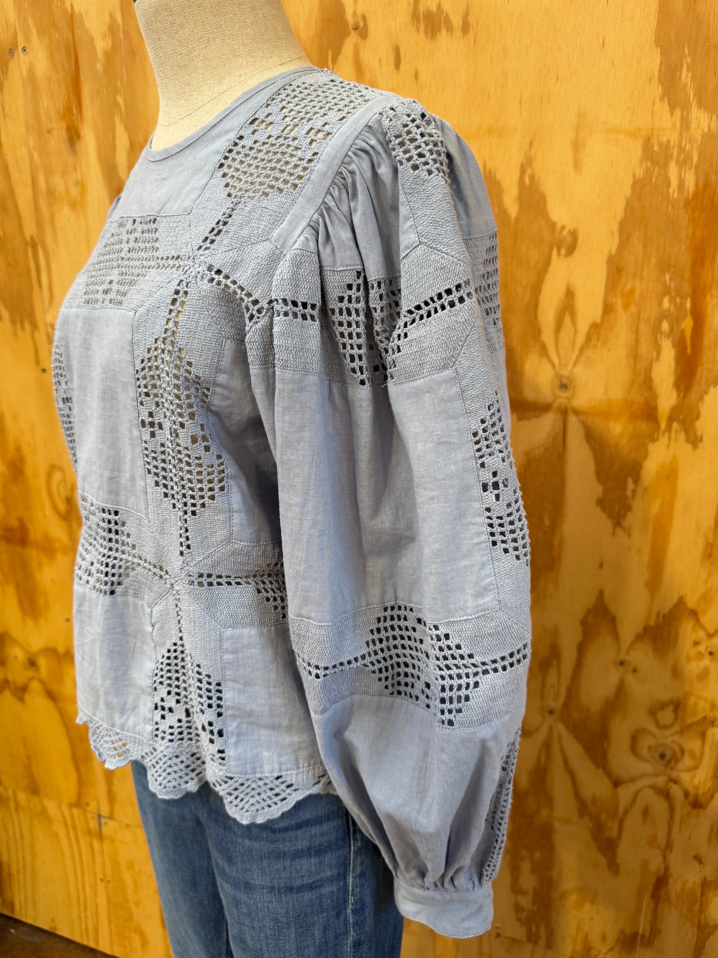 MAGALI PASCAL ARTI TOP IN BLUE - SIZE M