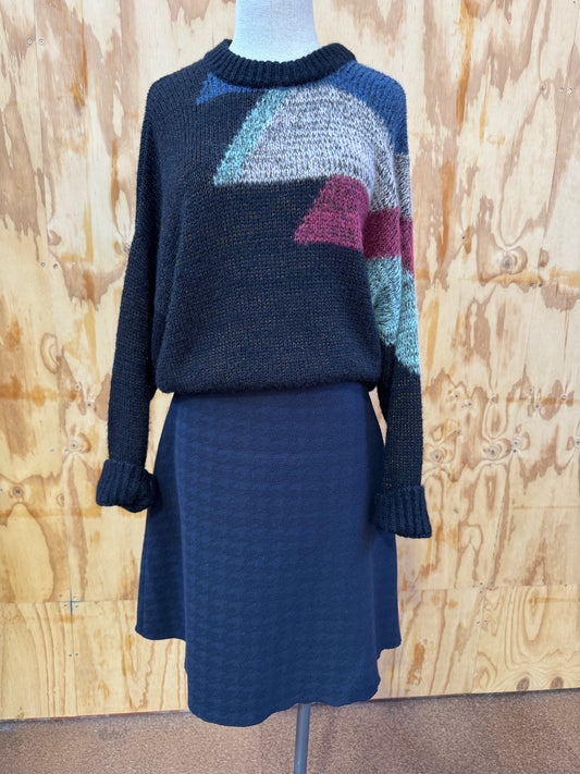 SCANLAN THEODORE WOOL A LINE SKIRT - SIZE 10