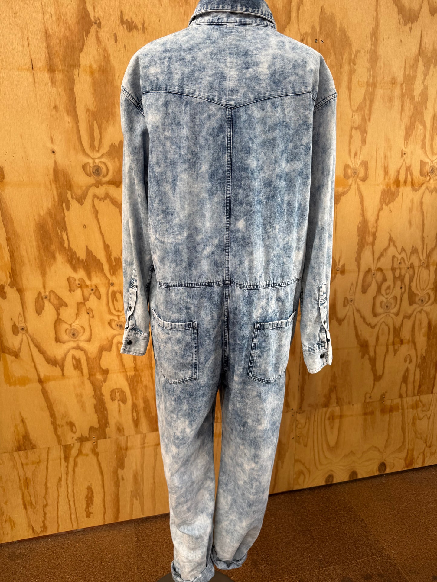 ISABEL MARANT IDESIA DEMIN JUMPSUIT - SIZE 40