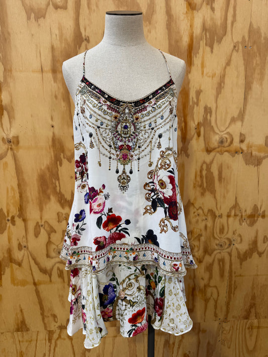 CAMILLA FAIRY GODMOTHER SILK TOP AND SKIRT SET - SIZE S