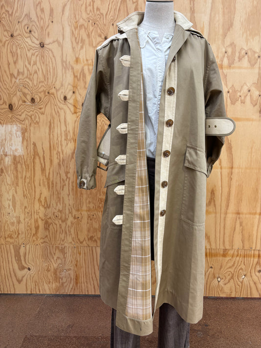 ZIMMERMANN TRENCH WITH CHECK LINING - SIZE 0