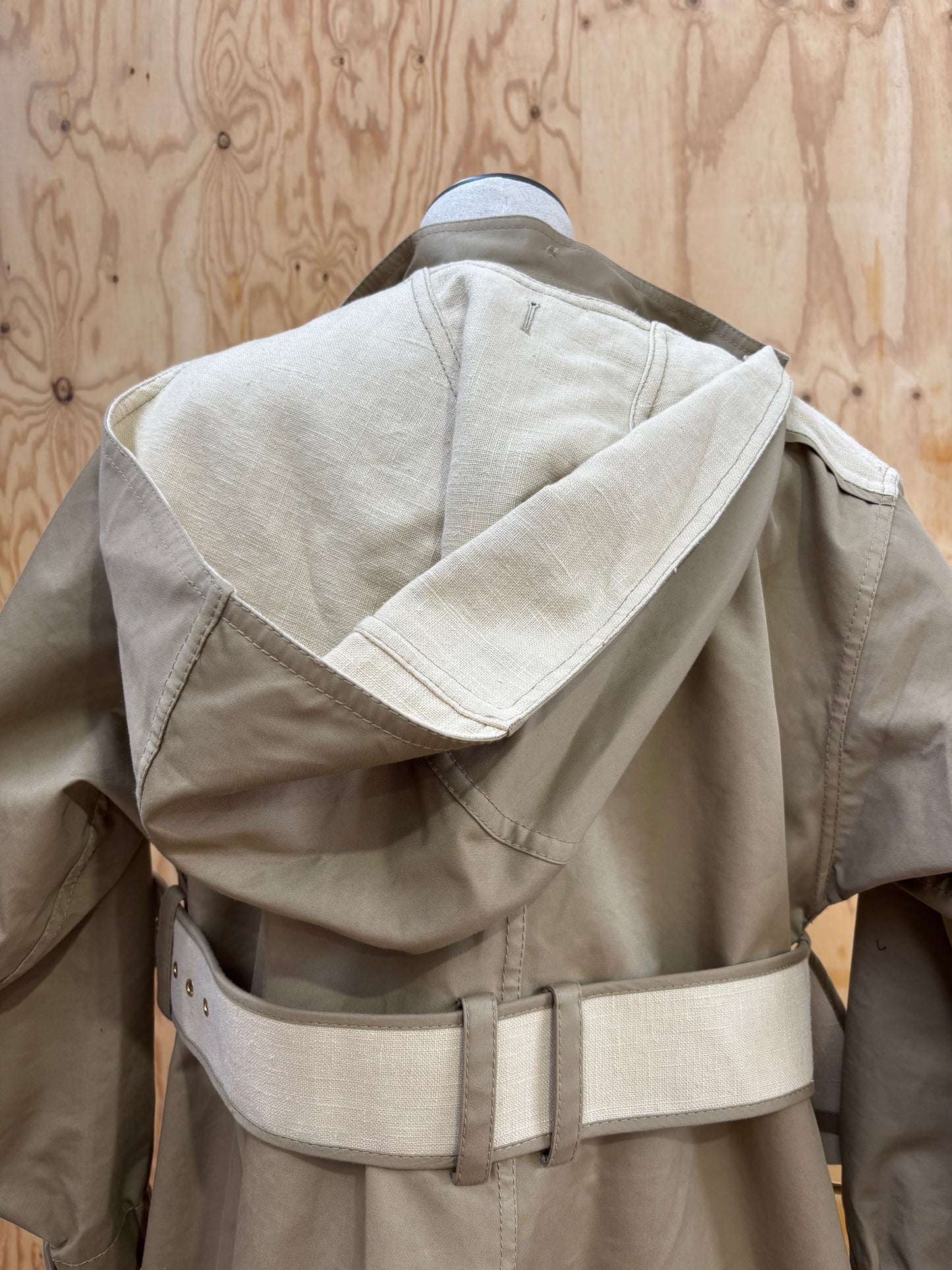 ZIMMERMANN TRENCH WITH CHECK LINING - SIZE 0