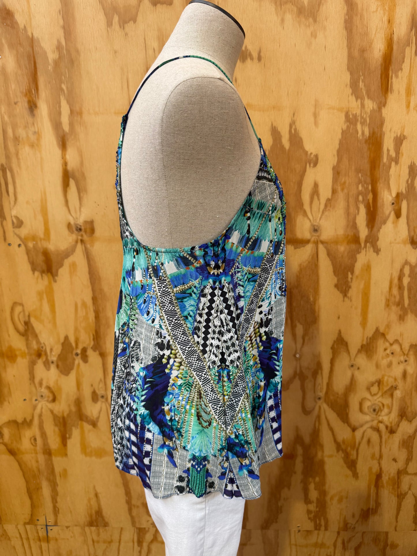 CAMILLA LEAVE ME WILD TOP - SIZE S