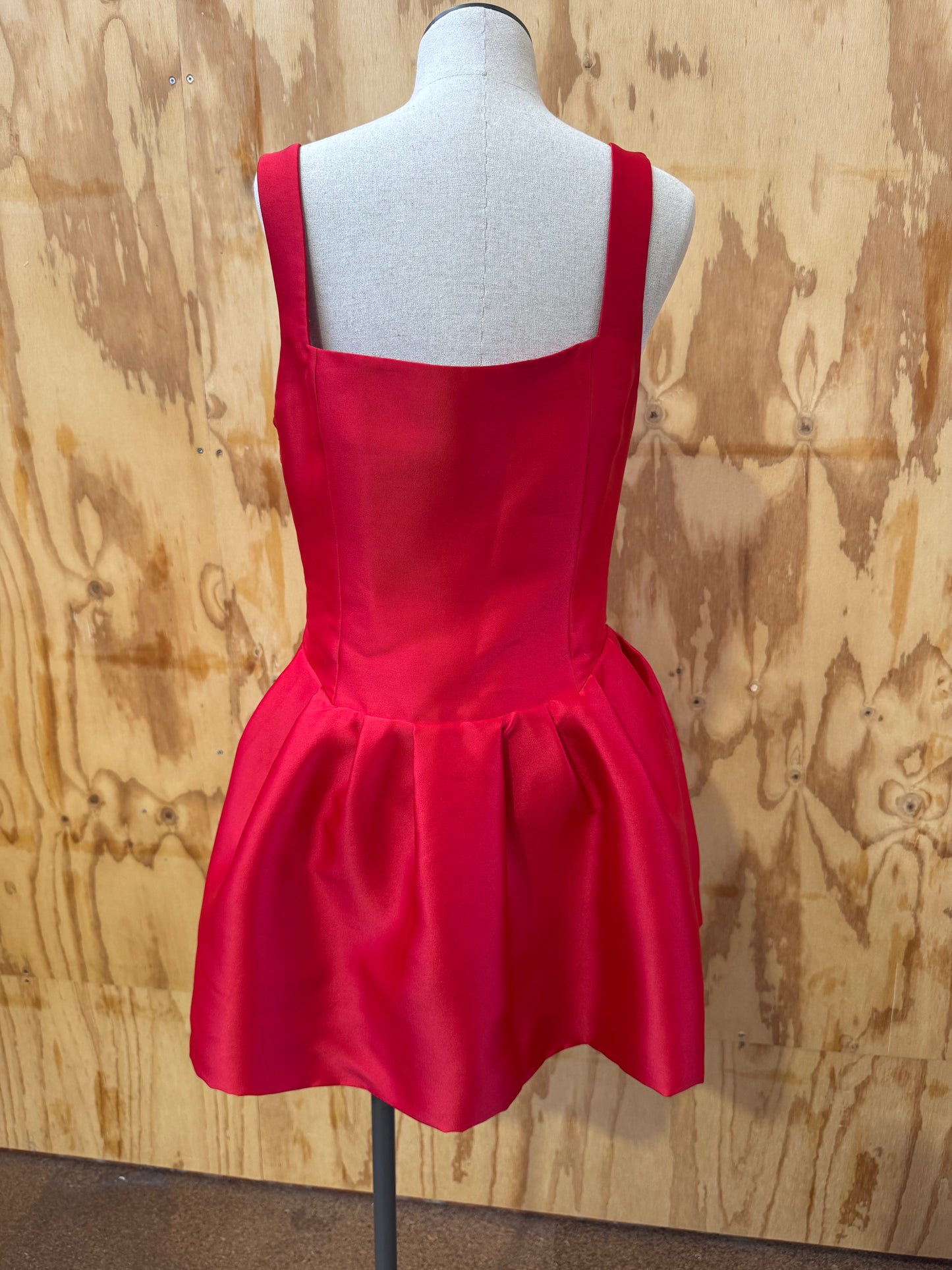 BIANCA & BRIDGETT ALBA MINI DRESS IN RED - SIZE 12