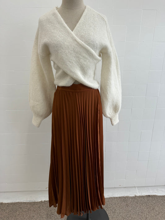 OROTON PLEATED SKIRT - SIZE 12