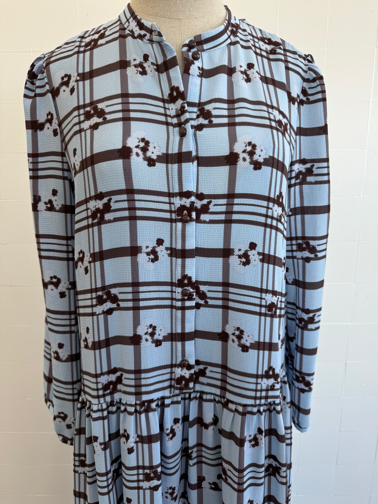 BAUM UND PFERGARTEN BLUE MAXI DRESS - SIZE 38