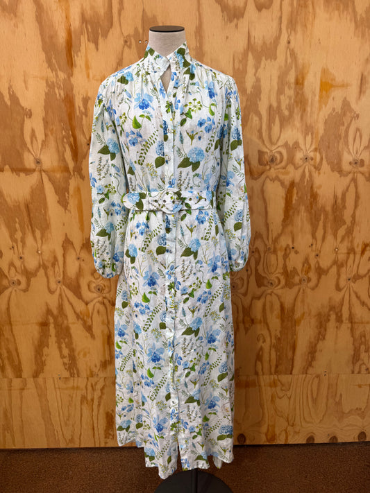 PALM NOOSA NODDY LINEN MAXI DRESS - SIZE 8